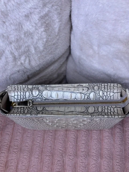 Brahmin Carrie Crossbody in Moonrise with Matching Credit Card Wallet - Picture 6 of 14